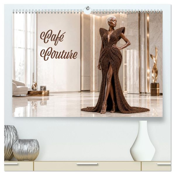 Café Couture (hochwertiger Premium Wandkalender 2027 DIN A2 quer) Kunstdruck in Hochglanz