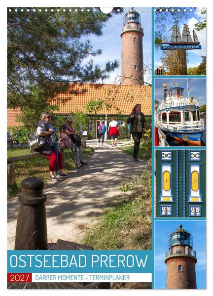 Ostseebad Prerow - Ein Darßer Moment - Terminplaner (Wandkalender 2027 DIN A3 hoch) CALVENDO Monatskalender