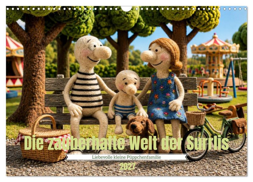 Die zauberhafte Welt der Surrlis (Wandkalender 2027 DIN A3 quer) CALVENDO Monatskalender