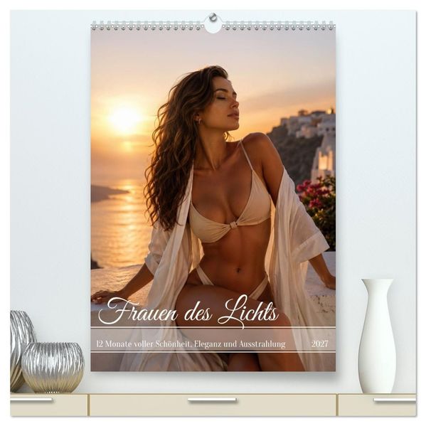 Frauen des Lichts - 12 Monate voller Schönheit Eleganz und Ausstrahlung (hochwertiger Premium Wandkalender 2027 DIN A2 hoch) Kunstdruck in Hochglanz