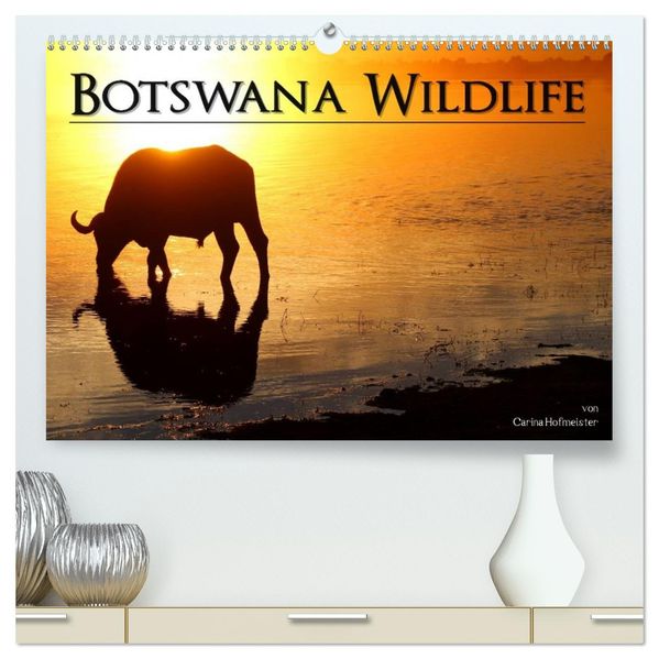 Botswana Wildlife (hochwertiger Premium Wandkalender 2027 DIN A2 quer) Kunstdruck in Hochglanz