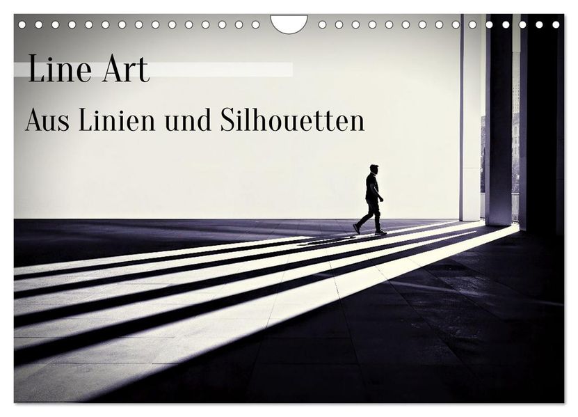 Line Art - Aus Linien und Silhouetten (Wandkalender 2027 DIN A4 quer) CALVENDO Monatskalender