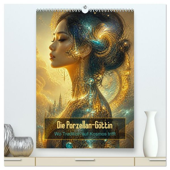 Die Porzellan-Göttin (hochwertiger Premium Wandkalender 2027 DIN A2 hoch) Kunstdruck in Hochglanz