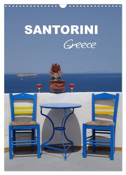 Santorini - Greece (Wall Calendar 2027 DIN A3 portrait) CALVENDO 12 Month Wall Calendar