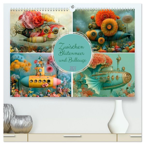 Zwischen Blütenmeer und Bullauge (hochwertiger Premium Wandkalender 2027 DIN A2 quer) Kunstdruck in Hochglanz