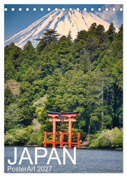 Japan PosterArt (Tischkalender 2027 DIN A5 hoch) CALVENDO Monatskalender
