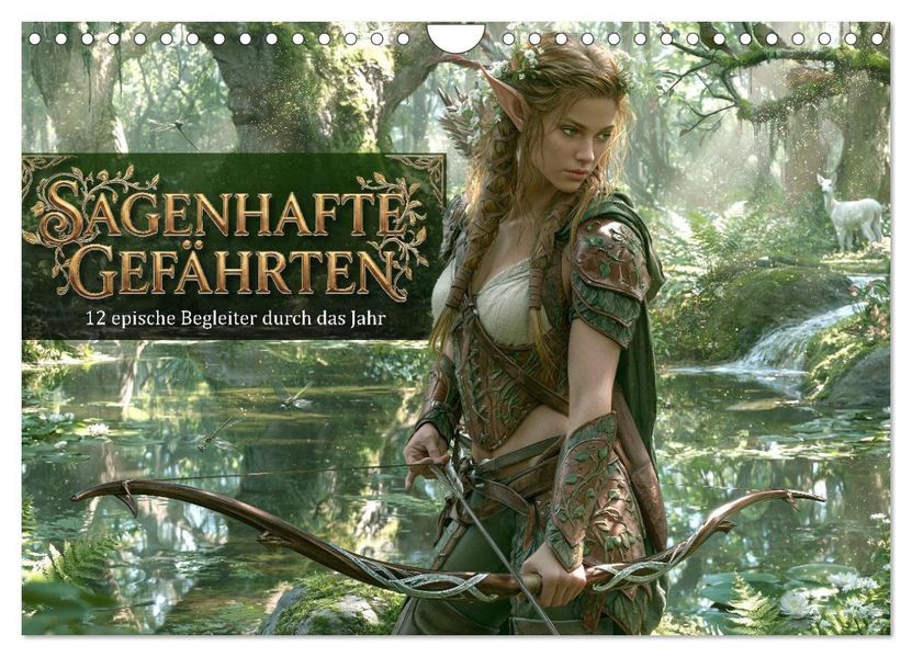 Sagenhafte Gefährten - 12 epische Begleiter durch das Jahr (Wandkalender 2027 DIN A4 quer) CALVENDO Monatskalender