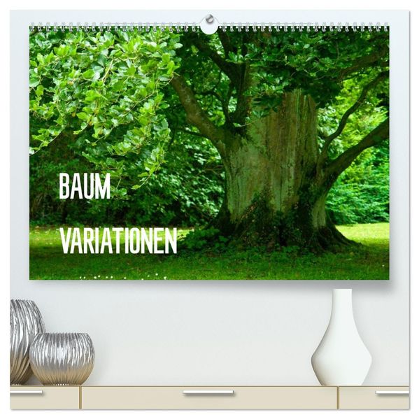 Baum-Variationen (hochwertiger Premium Wandkalender 2027 DIN A2 quer) Kunstdruck in Hochglanz
