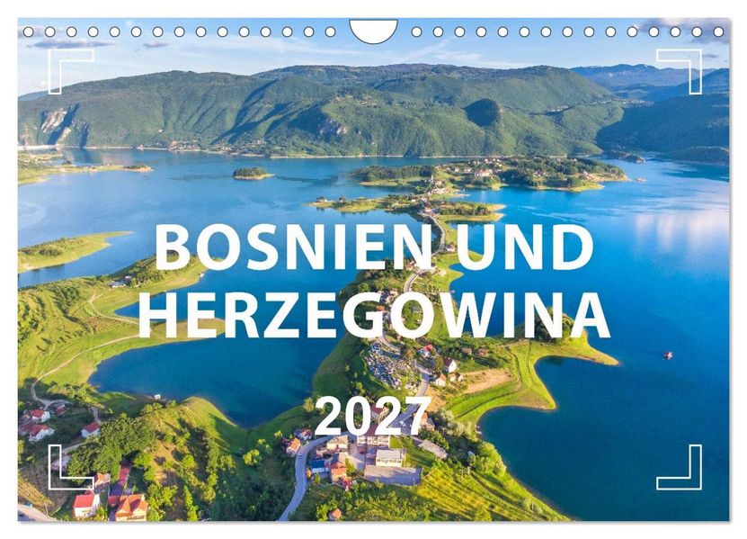 Faszinierendes Bosnien und Herzegowina (Wandkalender 2027 DIN A4 quer) CALVENDO Monatskalender