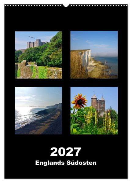 Englands Südosten 2027 (Wandkalender 2027 DIN A2 hoch) CALVENDO Monatskalender