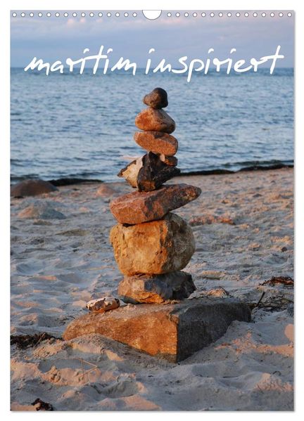 maritim inspiriert / Geburtstagskalender (Wandkalender 2027 DIN A3 hoch) CALVENDO Monatskalender