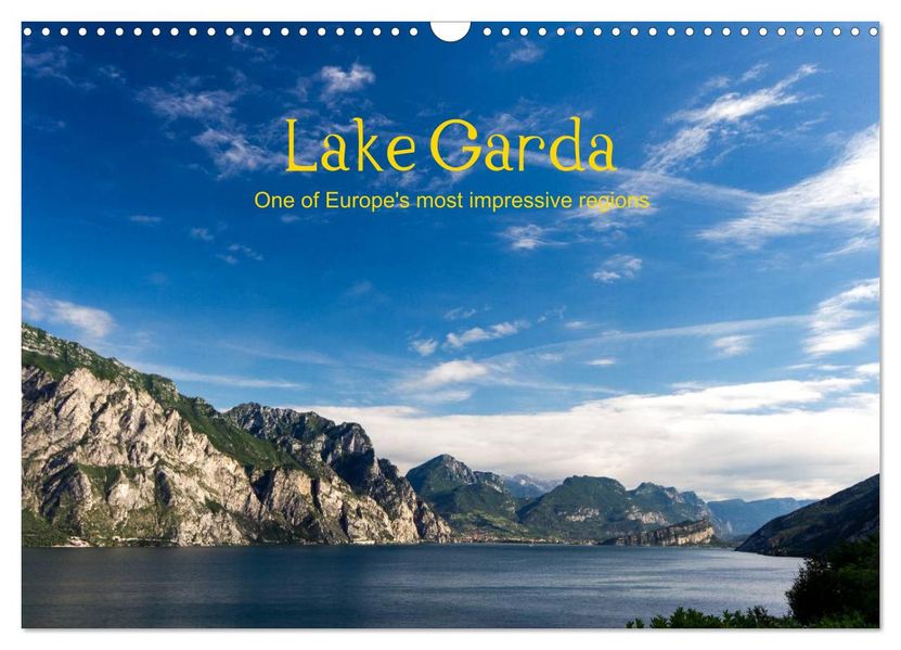 Lake Garda / UK-Version (Wall Calendar 2027 DIN A3 landscape) CALVENDO 12 Month Wall Calendar