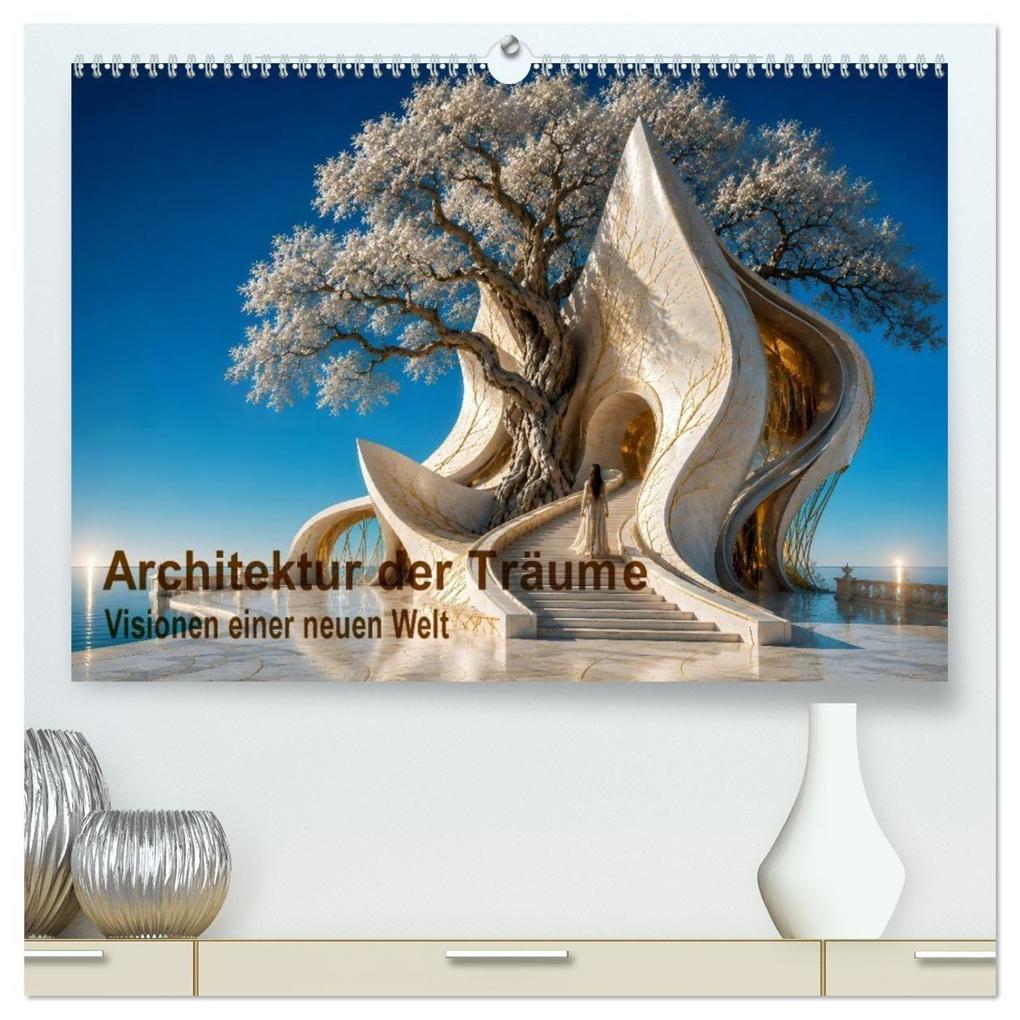 Architektur der Träume Visionen einer neuen Welt (hochwertiger Premium Wandkalender 2027 DIN A2 quer) Kunstdruck in Hochglanz