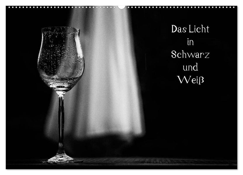 Das Licht in Schwarz und Weiß (Wandkalender 2027 DIN A2 quer) CALVENDO Monatskalender