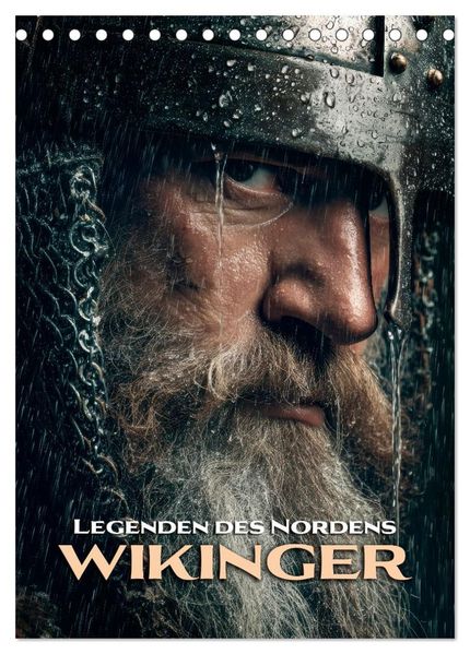 Wikinger - Legenden des Nordens (Tischkalender 2027 DIN A5 hoch) CALVENDO Monatskalender