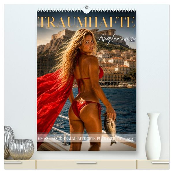 Traumhafte Anglerinnen (hochwertiger Premium Wandkalender 2027 DIN A2 hoch) Kunstdruck in Hochglanz