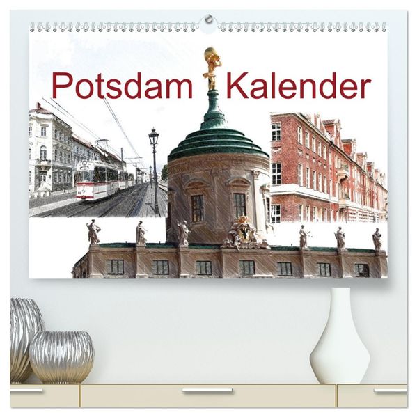 Potsdam Kalender (hochwertiger Premium Wandkalender 2027 DIN A2 quer) Kunstdruck in Hochglanz