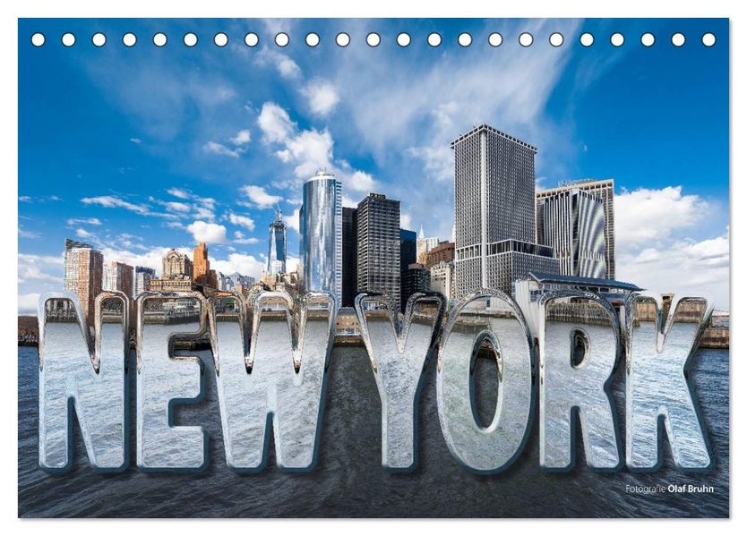 New York (Tischkalender 2027 DIN A5 quer) CALVENDO Monatskalender