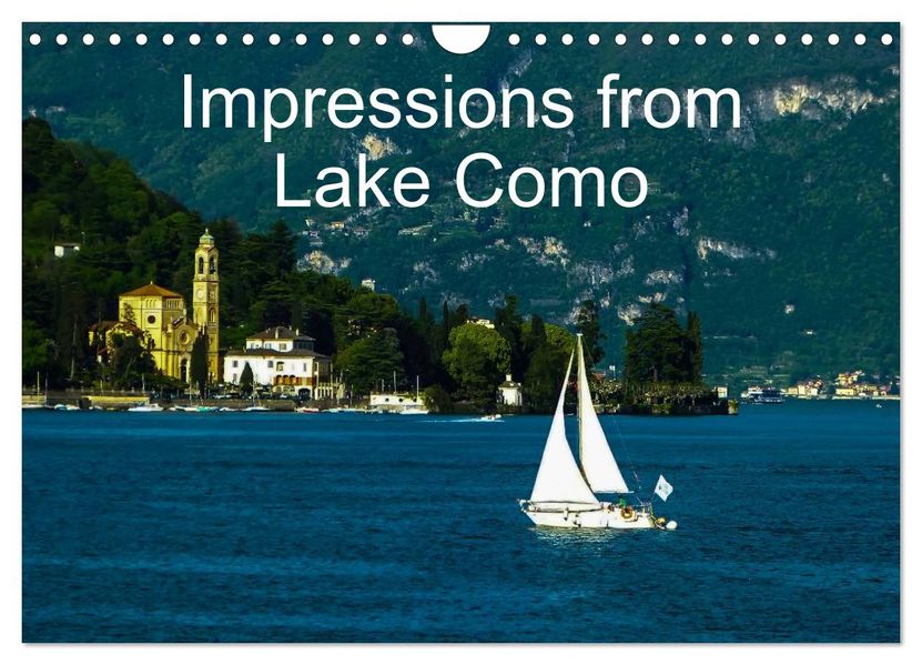Impressions from Lake Como / UK-Version (Wall Calendar 2027 DIN A4 landscape) CALVENDO 12 Month Wall Calendar