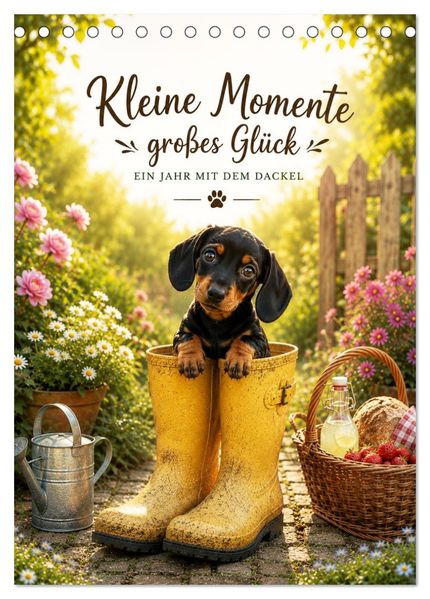 Kleine Momente großes Glück (Tischkalender 2027 DIN A5 hoch) CALVENDO Monatskalender