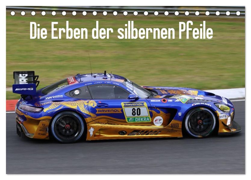 Die Erben der silbernen Pfeile (Tischkalender 2027 DIN A5 quer) CALVENDO Monatskalender