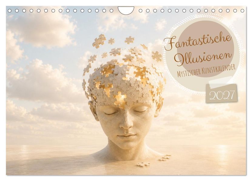 Fantastische Illusionen - Mystischer Kunstkalender (Wandkalender 2027 DIN A4 quer) CALVENDO Monatskalender