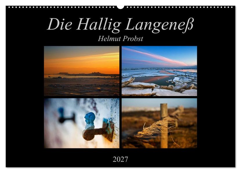Die Hallig Langeneß (Wandkalender 2027 DIN A2 quer) CALVENDO Monatskalender