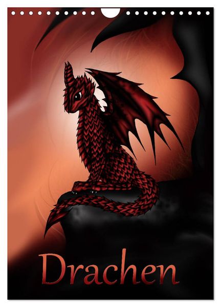 Drachen (Wandkalender 2027 DIN A4 hoch) CALVENDO Monatskalender