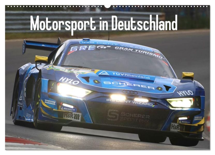Motorsport in Deutschland (Wandkalender 2027 DIN A2 quer) CALVENDO Monatskalender