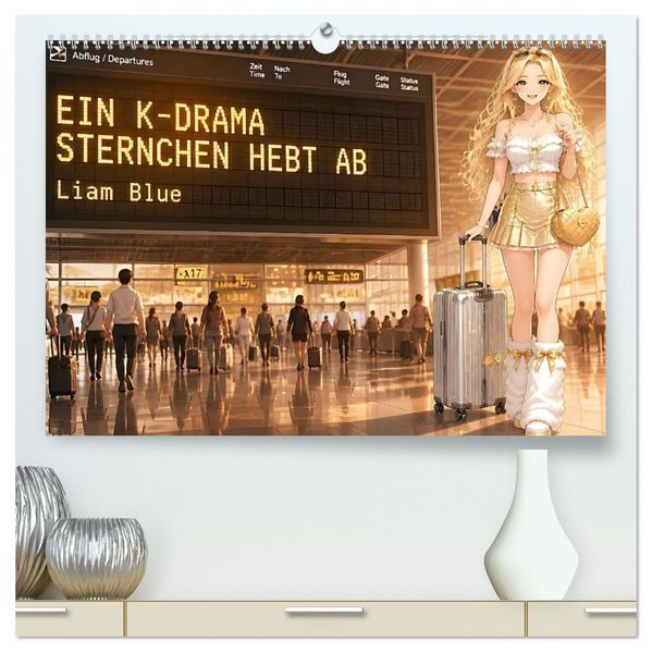 Ein K-Drama Sternchen hebt ab (hochwertiger Premium Wandkalender 2027 DIN A2 quer) Kunstdruck in Hochglanz