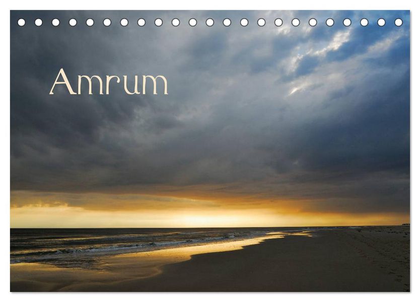 Amrum (Tischkalender 2027 DIN A5 quer) CALVENDO Monatskalender