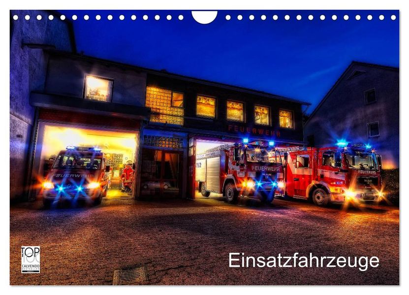 Einsatzfahrzeuge (Wandkalender 2027 DIN A4 quer) CALVENDO Monatskalender