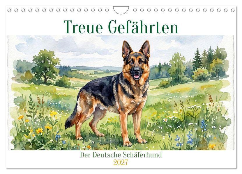 Treue Gefährten (Wandkalender 2027 DIN A4 quer) CALVENDO Monatskalender