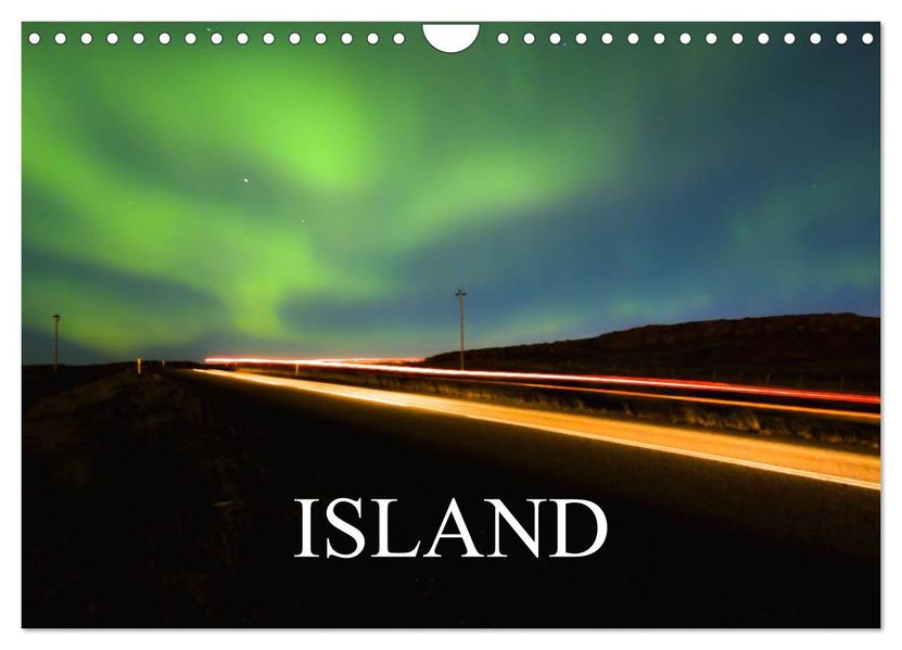 Island (Wandkalender 2027 DIN A4 quer) CALVENDO Monatskalender