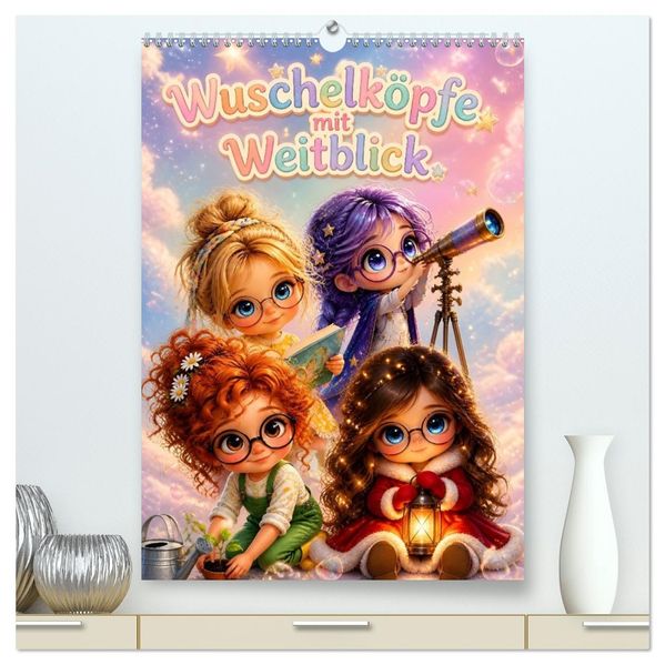 Wuschelköpfe mit Weitblick (hochwertiger Premium Wandkalender 2027 DIN A2 hoch) Kunstdruck in Hochglanz