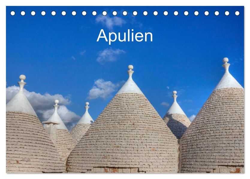Apulien (Tischkalender 2027 DIN A5 quer) CALVENDO Monatskalender