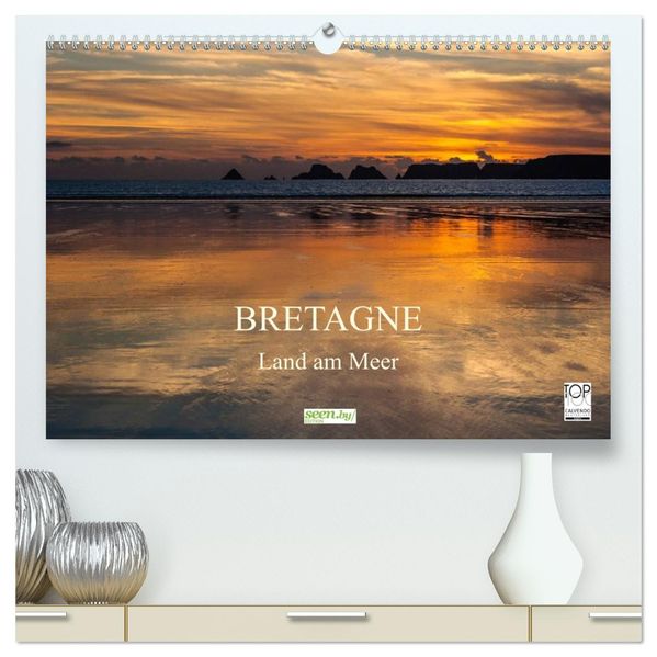 Bretagne - Land am Meer (hochwertiger Premium Wandkalender 2027 DIN A2 quer) Kunstdruck in Hochglanz
