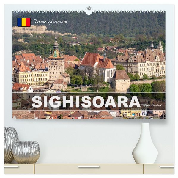 Transsylvanien - Sighisoara (hochwertiger Premium Wandkalender 2027 DIN A2 quer) Kunstdruck in Hochglanz