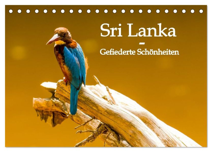 Sri Lanka - Gefiederte Schönheiten (Tischkalender 2027 DIN A5 quer) CALVENDO Monatskalender