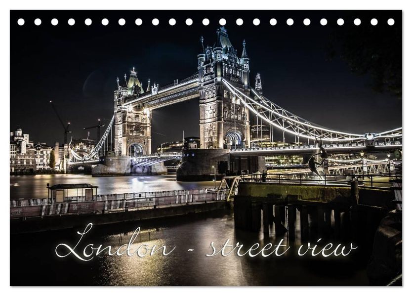 London - street view (CH-Version) (Tischkalender 2027 DIN A5 quer) CALVENDO Monatskalender