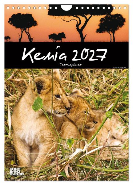 Kenia - Terminplaner (Wandkalender 2027 DIN A4 hoch) CALVENDO Monatskalender