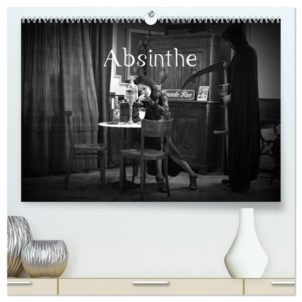 Absinthe (hochwertiger Premium Wandkalender 2027 DIN A2 quer) Kunstdruck in Hochglanz
