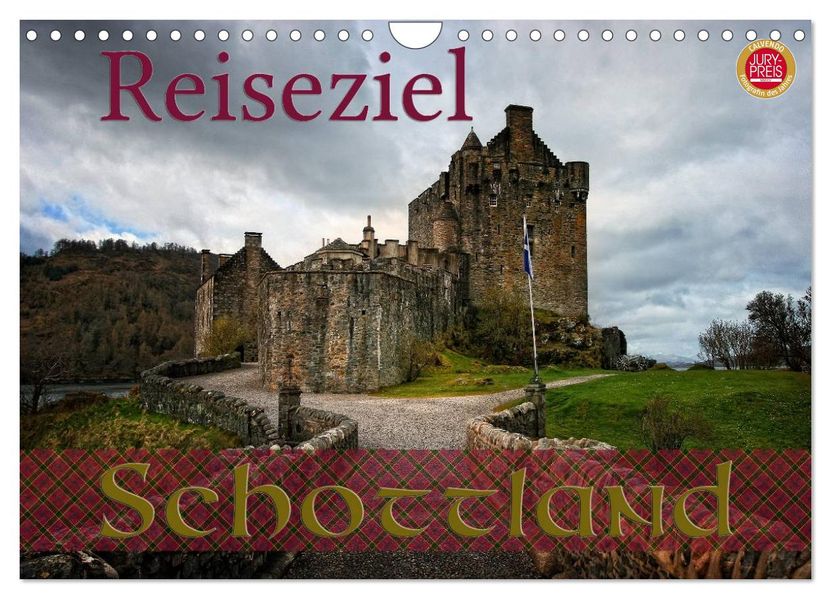 Reiseziel Schottland (Wandkalender 2027 DIN A4 quer) CALVENDO Monatskalender