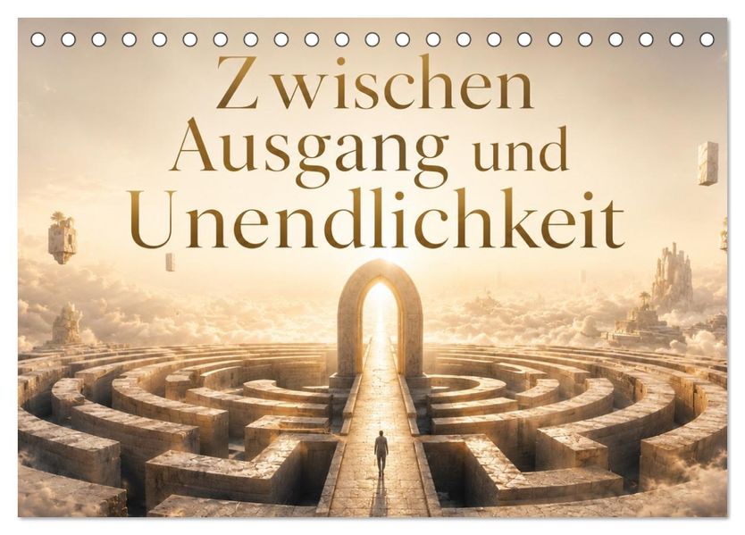 Zwischen Ausgang und Unendlichkeit (Tischkalender 2027 DIN A5 quer) CALVENDO Monatskalender