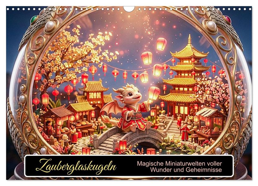 Zauberglaskugeln (Wandkalender 2027 DIN A3 quer) CALVENDO Monatskalender