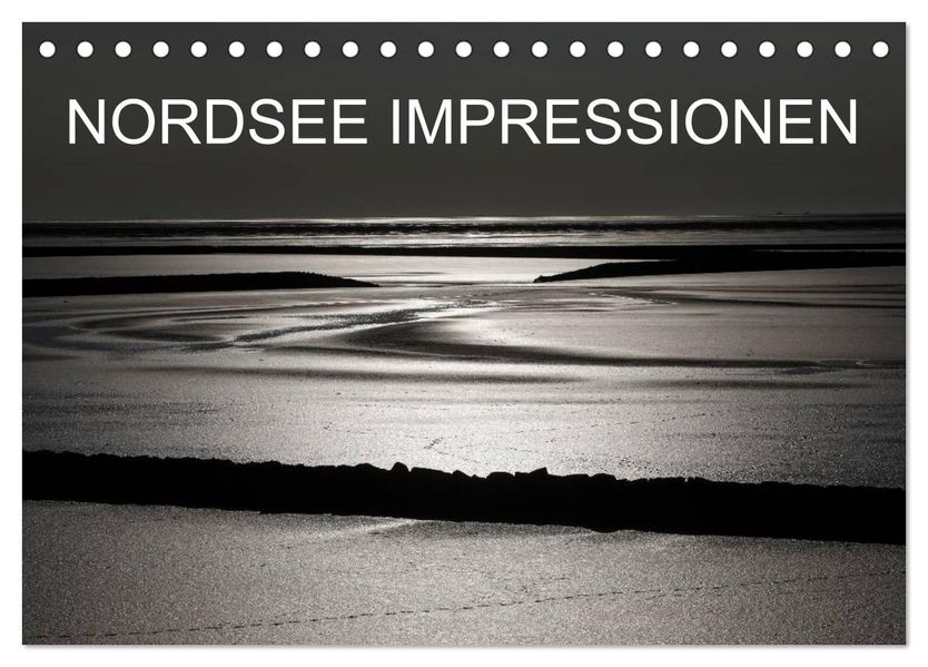 NORDSEE IMPRESSIONEN (Tischkalender 2027 DIN A5 quer) CALVENDO Monatskalender