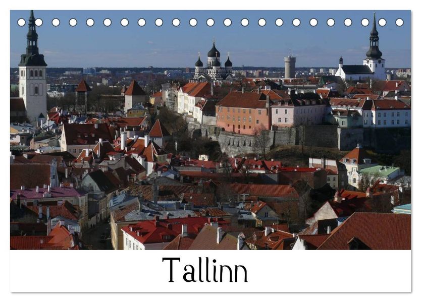 Tallinn (Tischkalender 2027 DIN A5 quer) CALVENDO Monatskalender