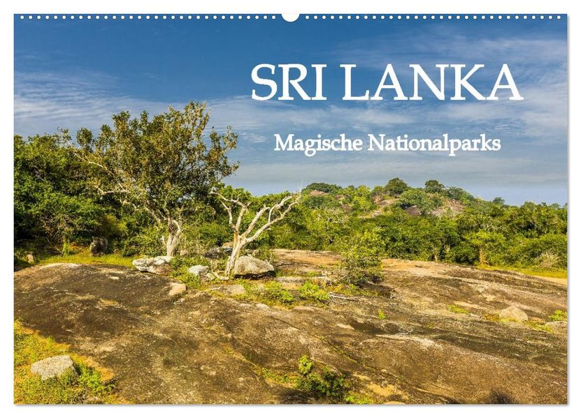 SRI LANKA Magische Nationalparks (Wandkalender 2027 DIN A2 quer) CALVENDO Monatskalender