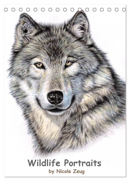 Wildlife Portraits (Tischkalender 2027 DIN A5 hoch) CALVENDO Monatskalender