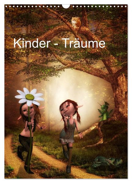 Kinder - Träume (Wandkalender 2027 DIN A3 hoch) CALVENDO Monatskalender